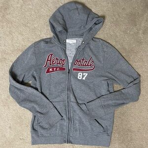 Aeropostale Zip Up Jacket Y2K vintage spell‎ out medium